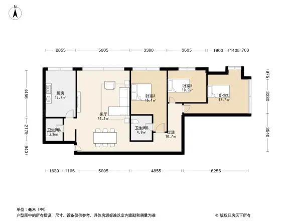 棠湖壹号户型图