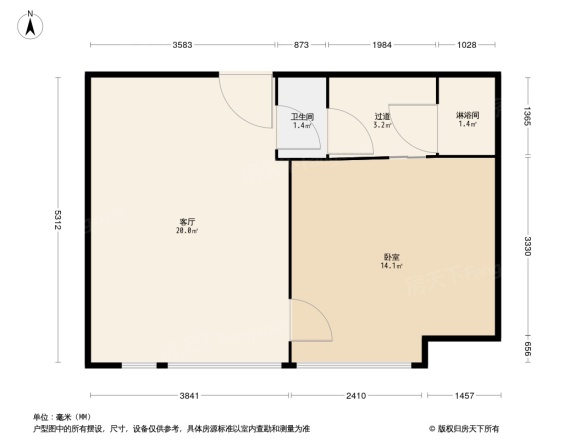釜山国际城市公馆户型图