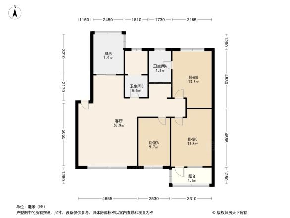 华阳教师苑户型图