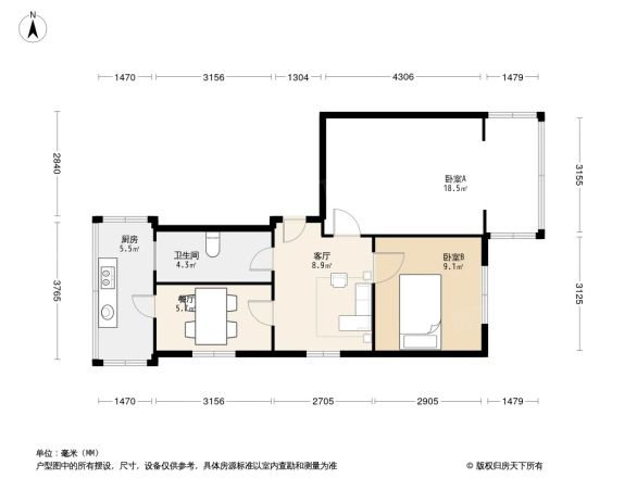 峨影厂宿舍户型图