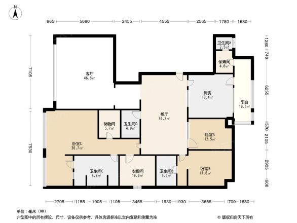 朗基望今缘户型图