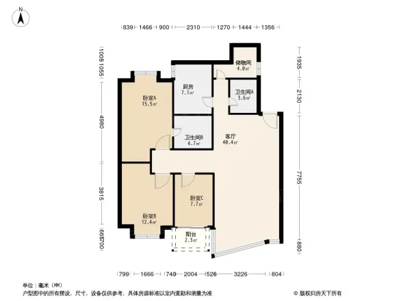 吉祥苑户型图