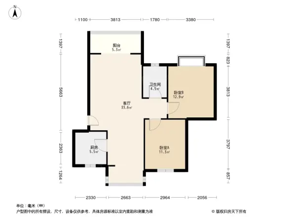 蓝山晓筑户型图