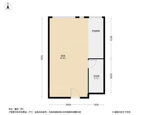 万科西山湖1号户型图