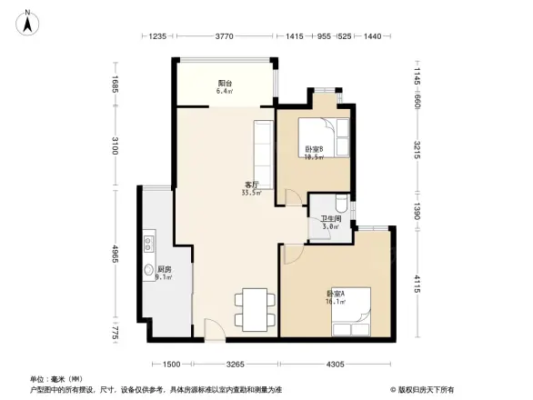 巴黎阳光(简阳)户型图