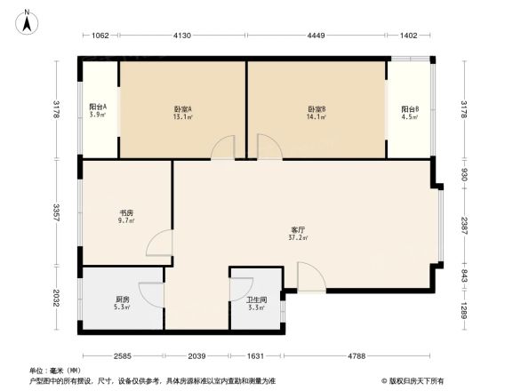 石油小区户型图