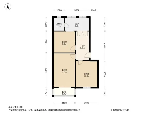 地震局宿舍户型图