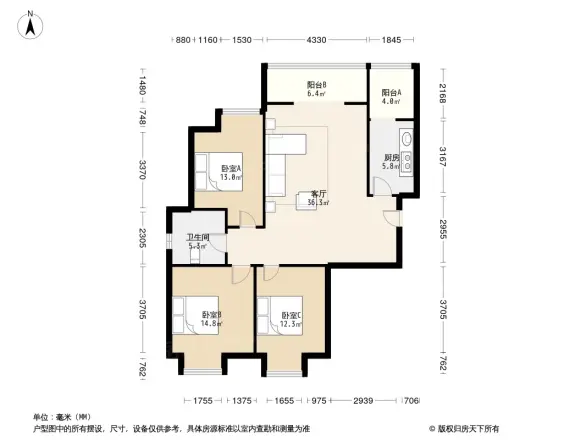 东桂小区户型图