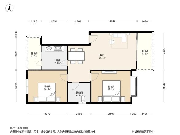 西华雅苑户型图