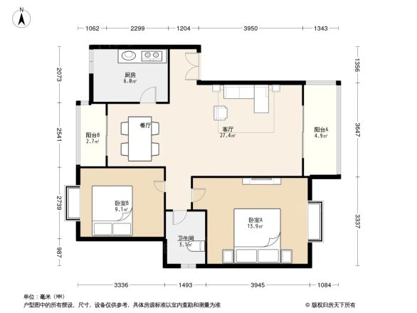 京龙嘉苑户型图