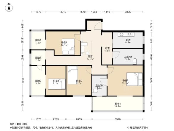 南河居户型图