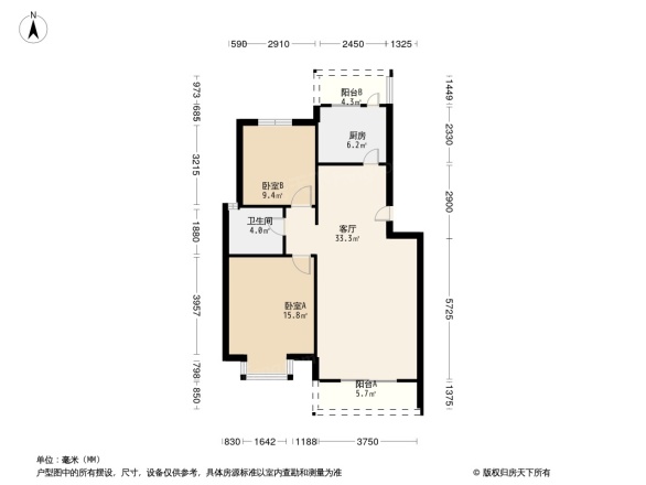 蓝山晓筑户型图
