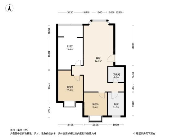 南铁新居户型图