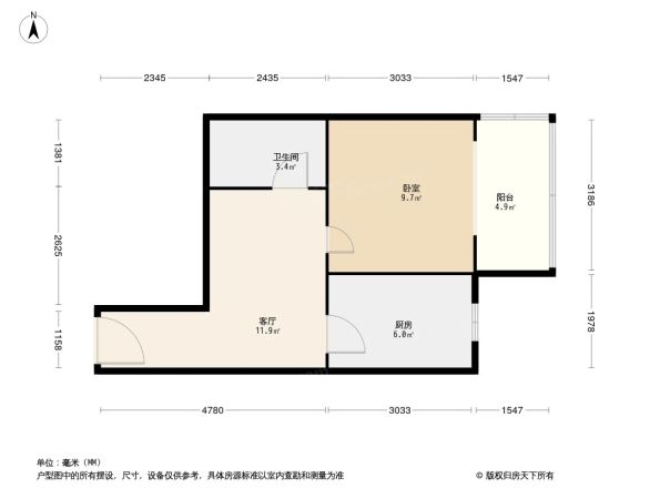 府青路二段18号院户型图