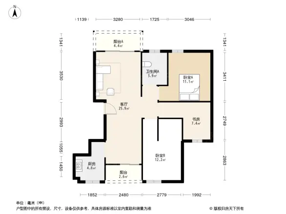 都乐锦庐户型图