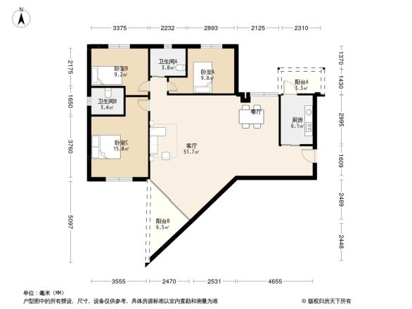 富门花园户型图