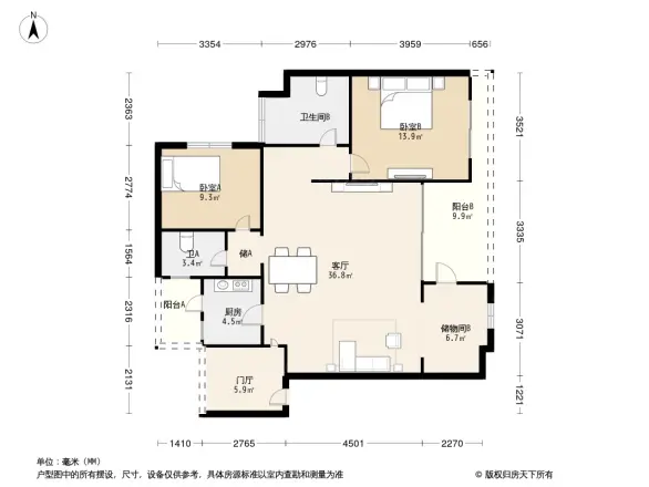 鹭湖宫2区户型图