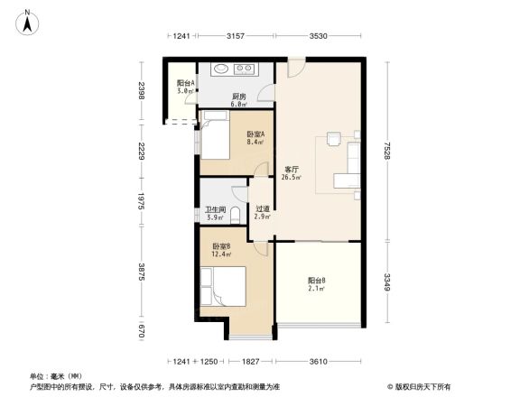 优山美墅户型图