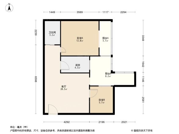 百佳庭院户型图