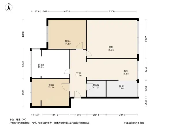 紫东花园户型图