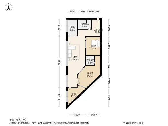 棠湖壹号户型图