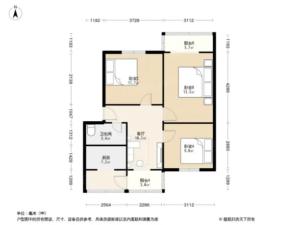 小天中街18号院户型图