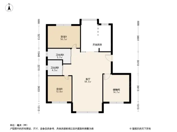 观山郡户型图