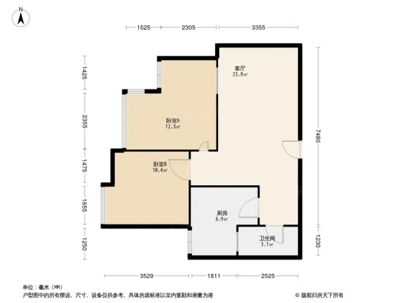 贵通御苑金枫阁户型图