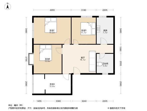 新雅中街32号院户型图