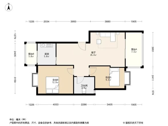 荷塘月色户型图