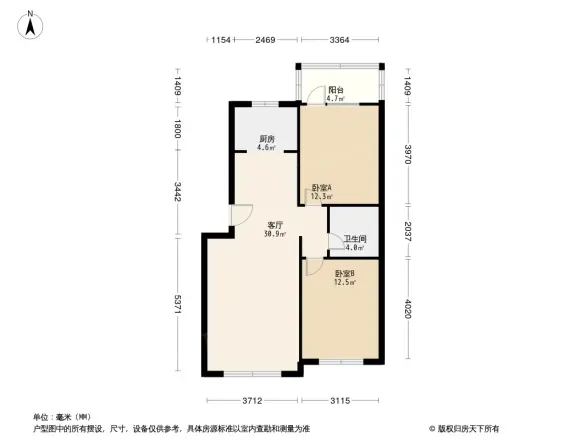 鸿昌苑户型图