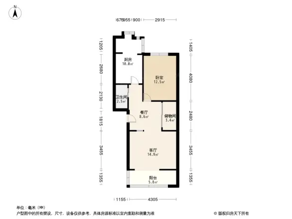 通锦路3号院户型图