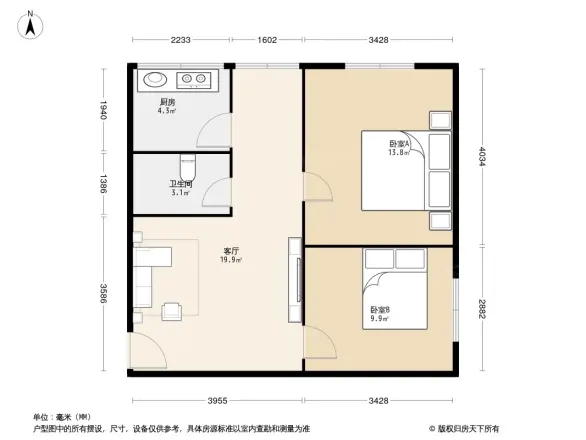 宏达公寓户型图