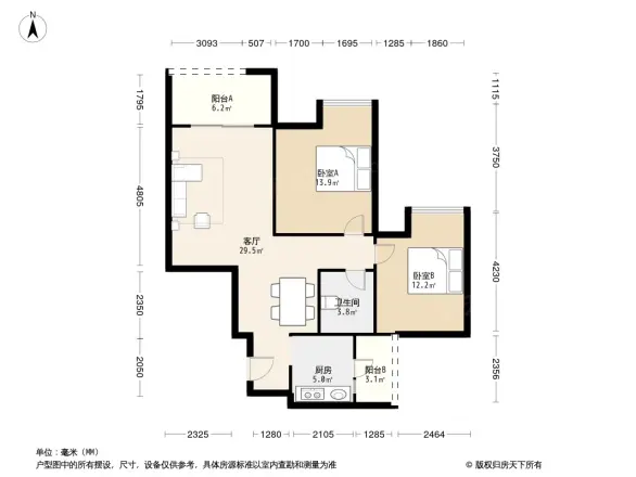 同茂怡洲户型图
