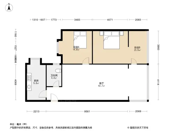 映江花园户型图