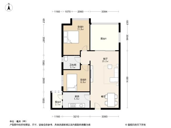 优山美墅户型图