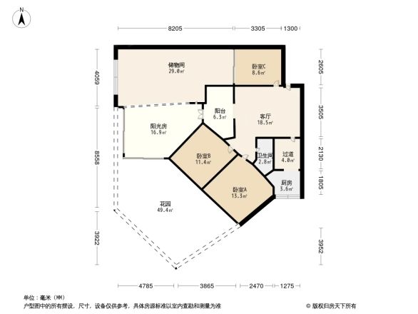 百花森苑户型图