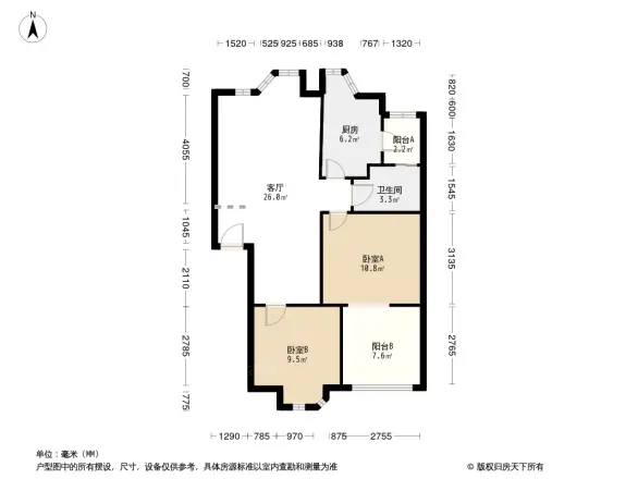 金色花园一期户型图