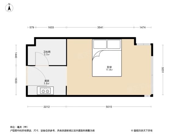 嘉合公寓户型图