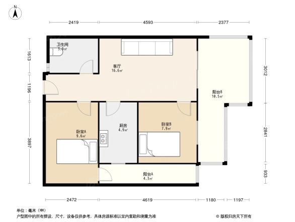 金色港湾户型图