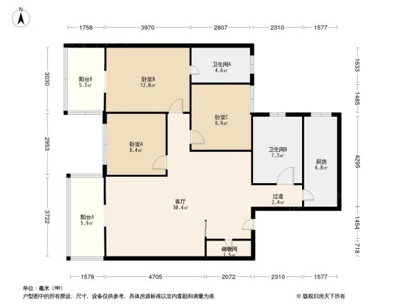 东兴大厦户型图