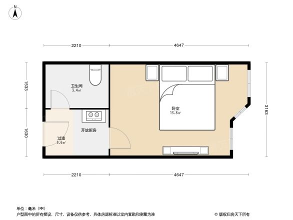 嘉合公寓户型图