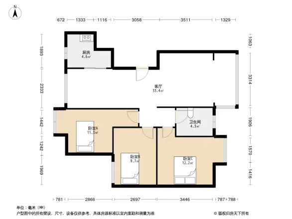 都乐锦庐户型图