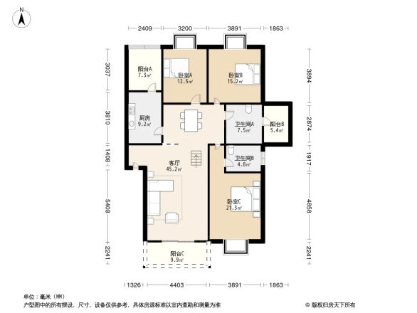 泰康家园户型图