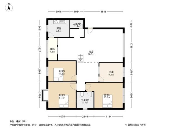 川西家园B区户型图