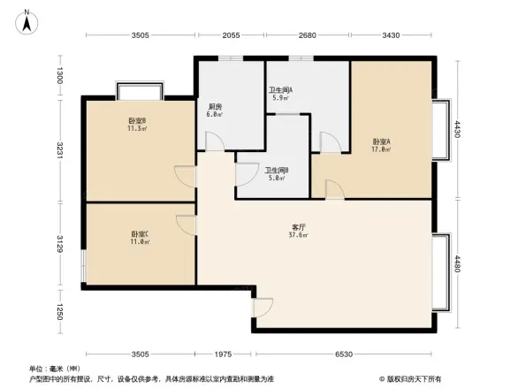 佳美景园户型图