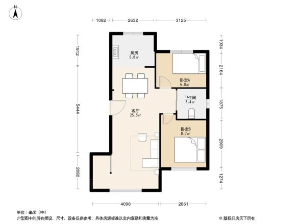 中冶蓝城二期户型图