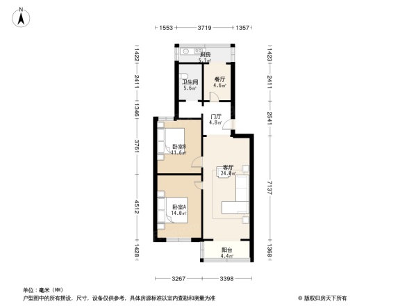 祥和苑(成华)户型图