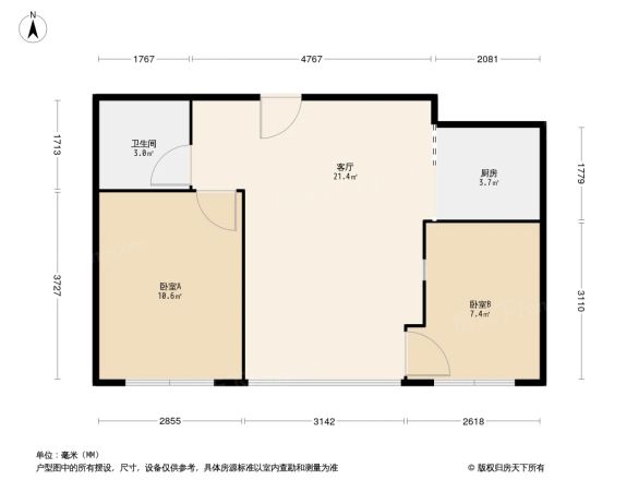 万基虎滩园户型图