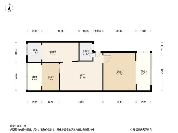 金琴路14号院户型图